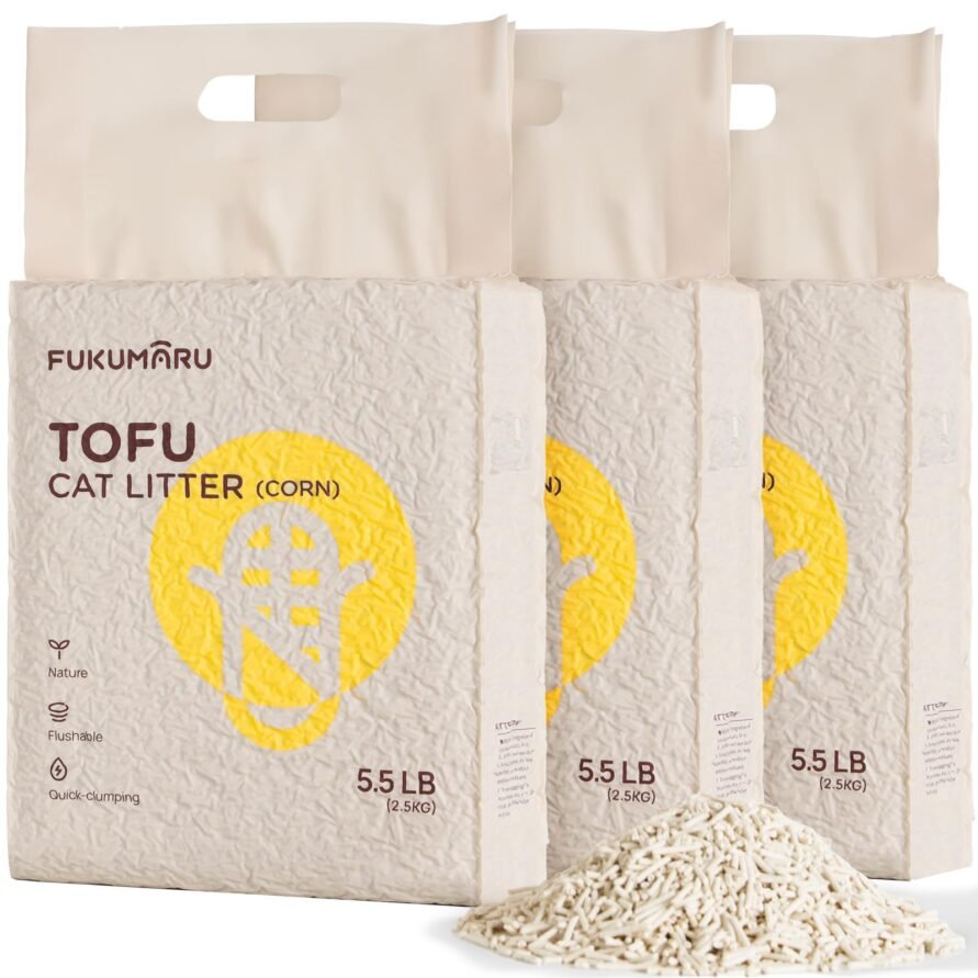 Fukumara Tofu Cat Litter (CORN) - 3 Packs